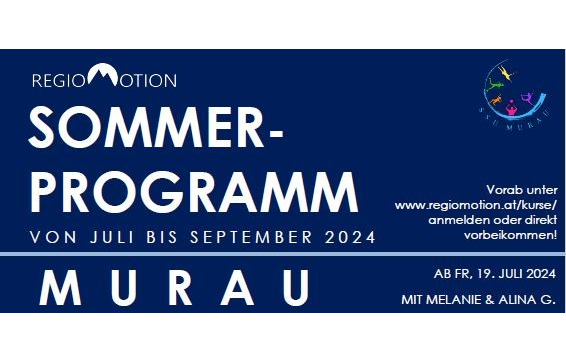 Sommerprogramm RegioMotion