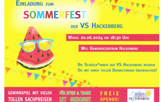 Sommerfest der VS Hackerberg