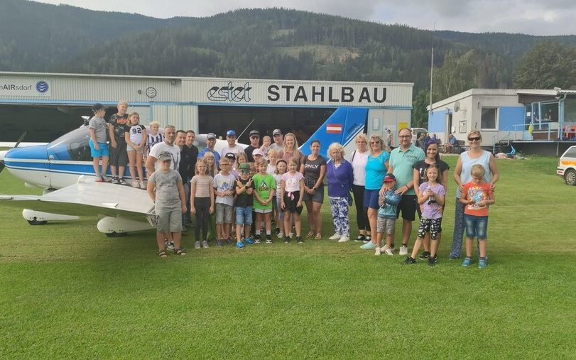 Flugtag im Rahmen der Ferienbetreuung