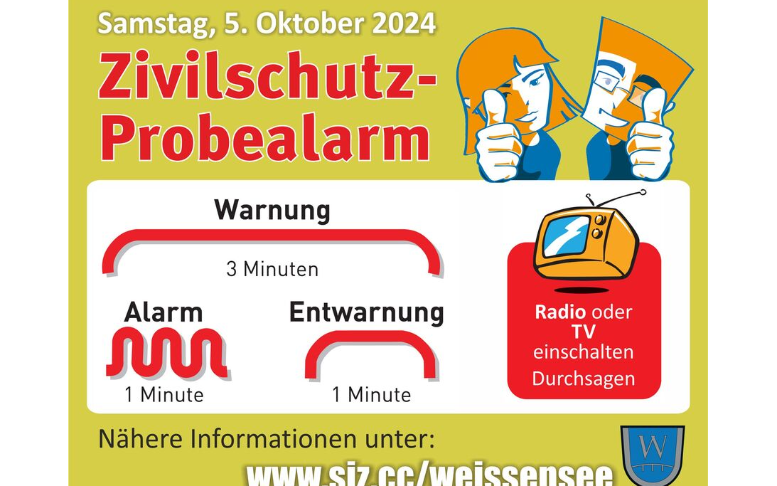 Zivilschutz-Probealarm 2024