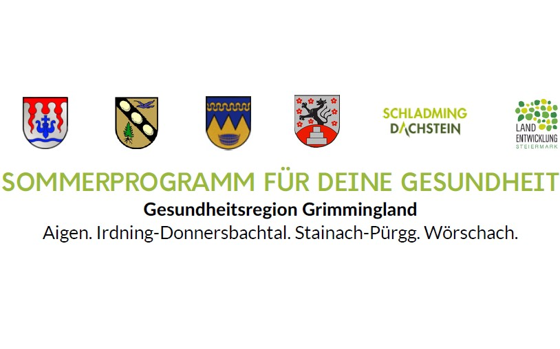 Gesundheitsregion Grimmingland - Termine im Sommerprogramm