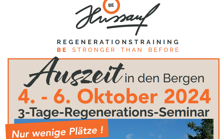 3-Tage-Regenerations-Seminar 