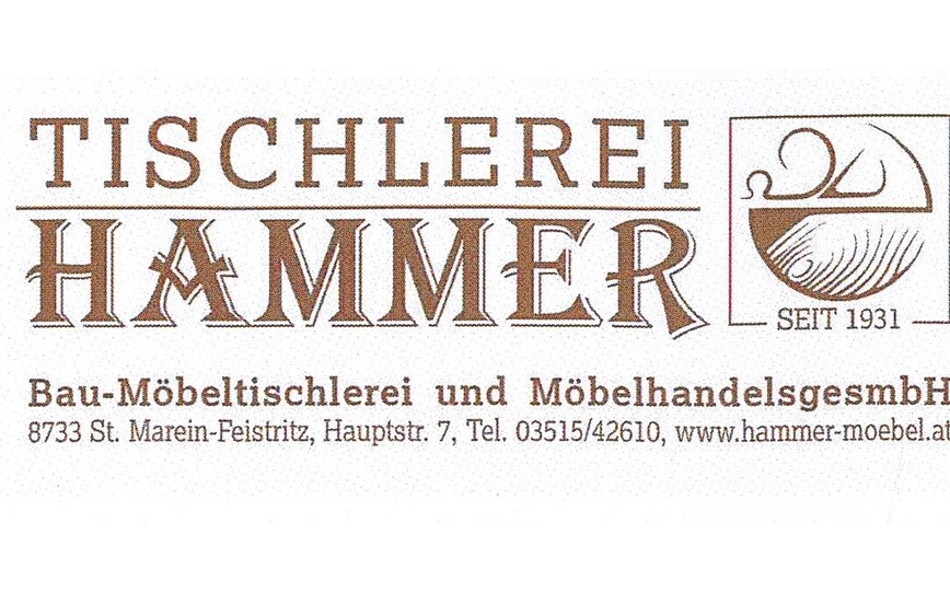 Stellenausschreibung Tischlerei Hammer