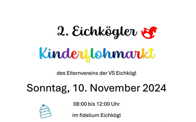 Voranmeldung: 2. Eichkögler Kinderflohmarkt