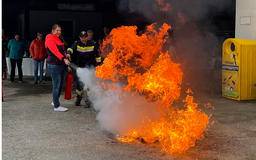 Schulung Entstehungsbrandbekämpfung