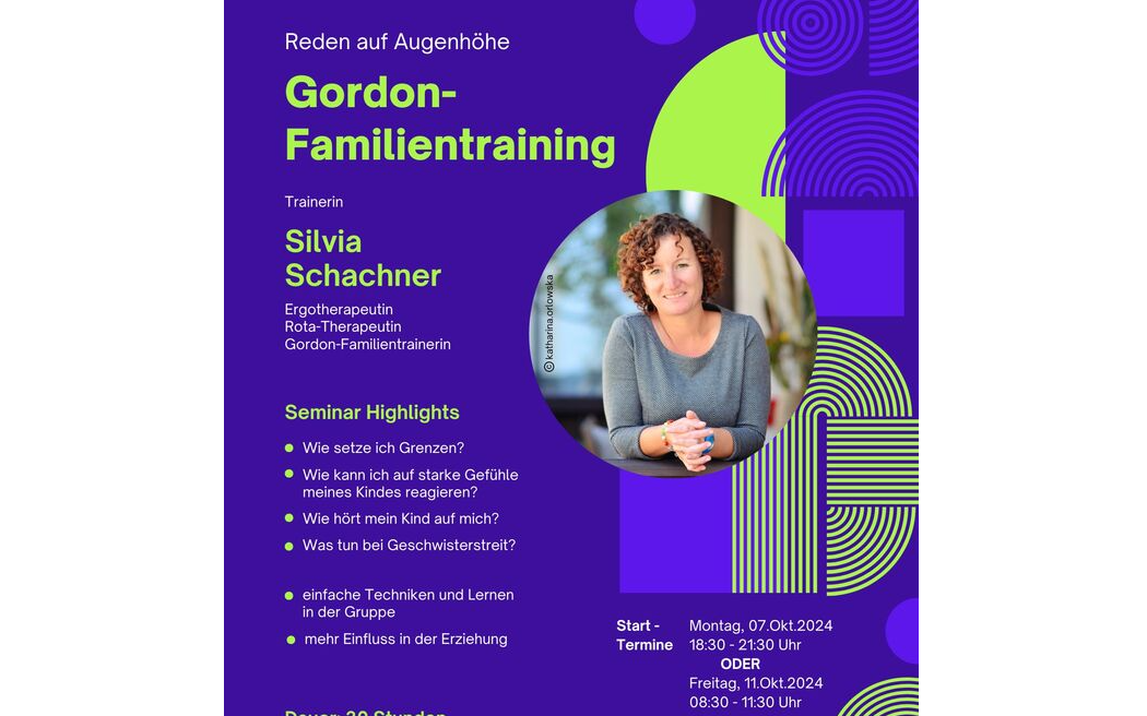 Gordon-Familientraining mit Silvia Schachner