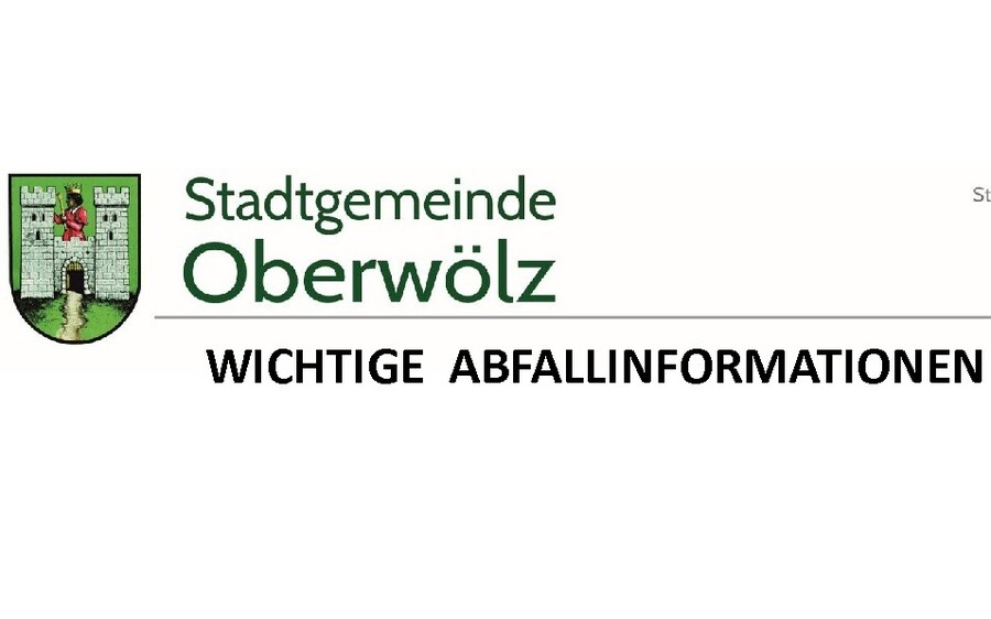 Wichtige Abfallinformationen