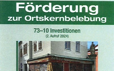 Förderung zur Ortskernbelebung