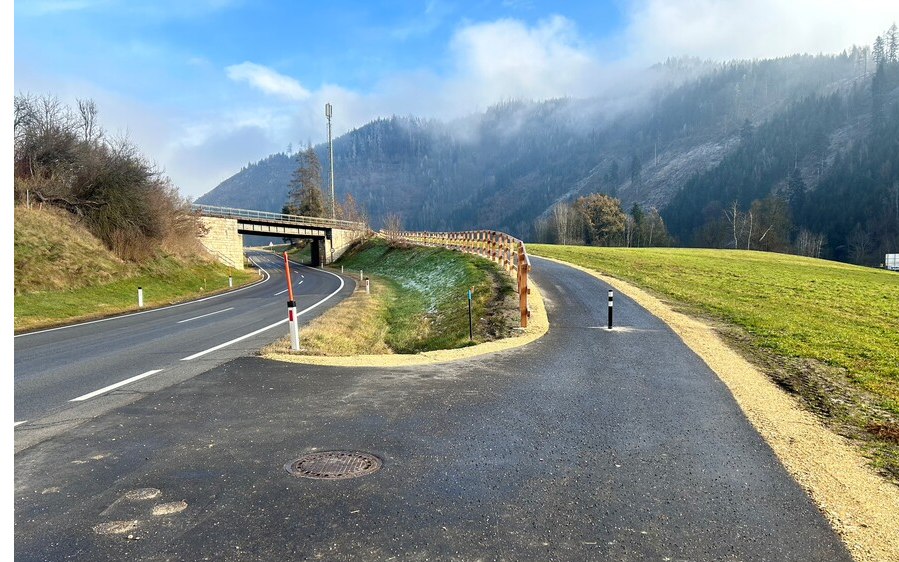 Verkehrssituation Geh- und Radweg St. Michael-Auwald - Leoben-Hinterberg