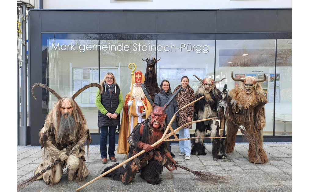 Besuch der Stainacher Grimmingteufel