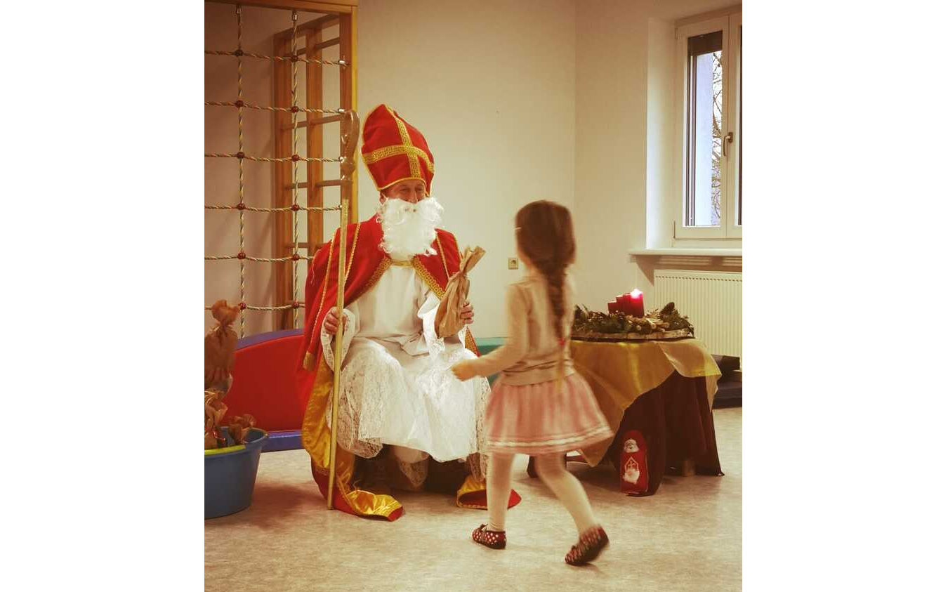 Nikolausbesuch im Kindergarten