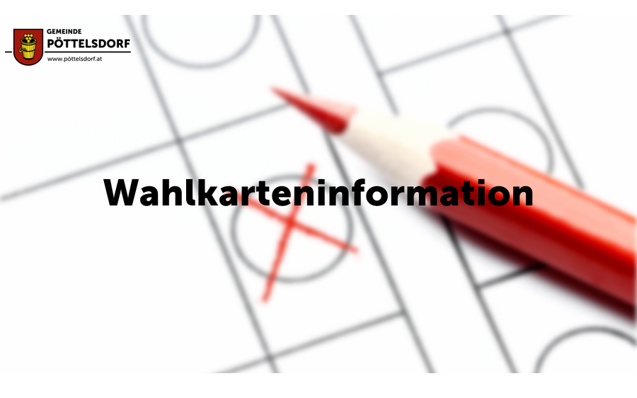 Information Wahlkarten Landtagswahlen 2025