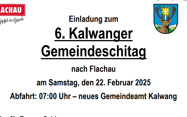 6. Kalwanger Gemeindeschitag