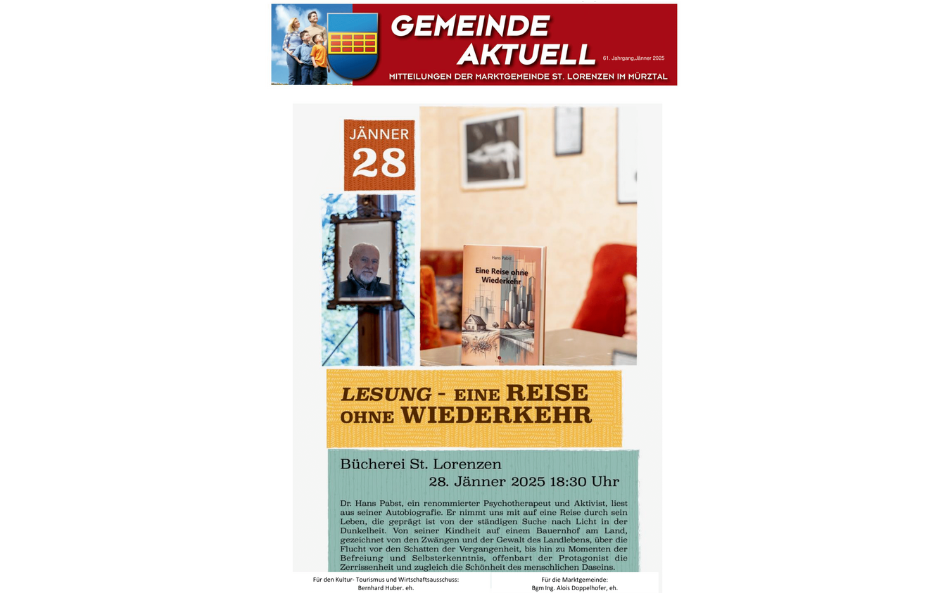 Gemeinde aktuell - Lesung