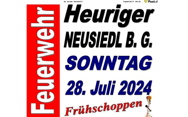 28.07.2024 Feuerwehrheuriger der FF-Neusiedl, 