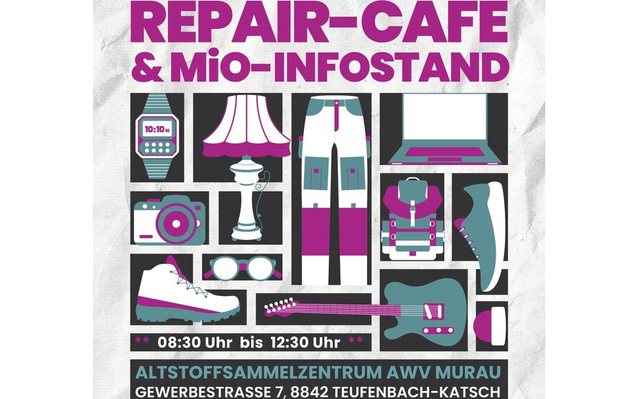 Repair-Cafe und MIO - Infostand