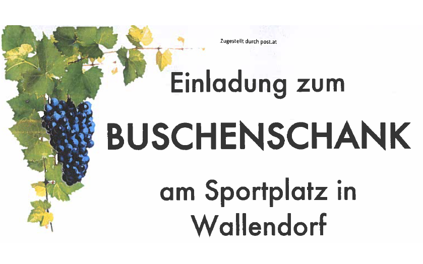 Buschenschank der SPG Wallendorf-Mogersdorf
