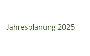 Terminkonferenz Veranstaltungsplanung 2025