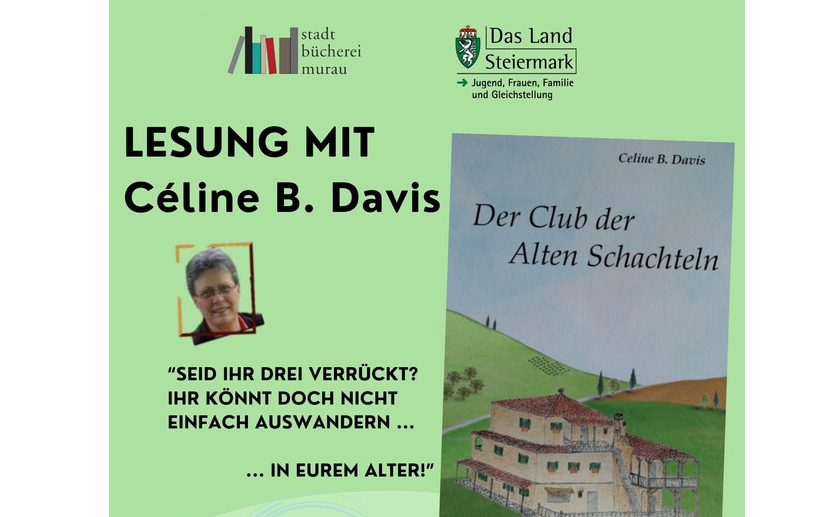 13.09.2024 Lesung mit Céline B. Davis, Stadtbücherei, Schillerplatz