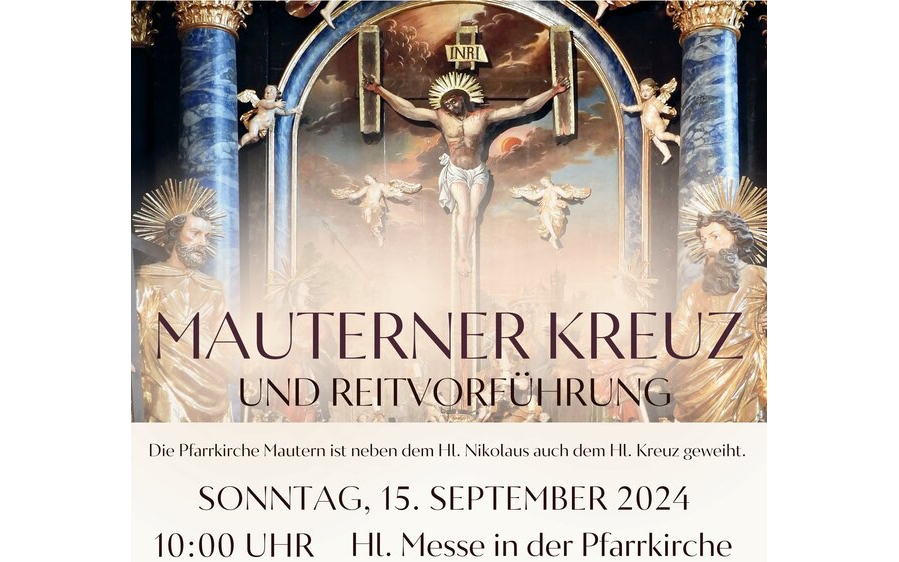 15.09.2024 Mauterner Kreuz und Reitvorführung, Pfarrkirche