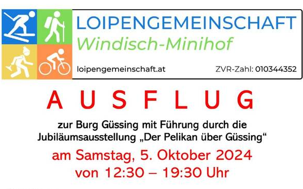 05.10.2024 Ausflug zur Burg Güssing mit Führung, Dorfplatz Windisch-Minihof