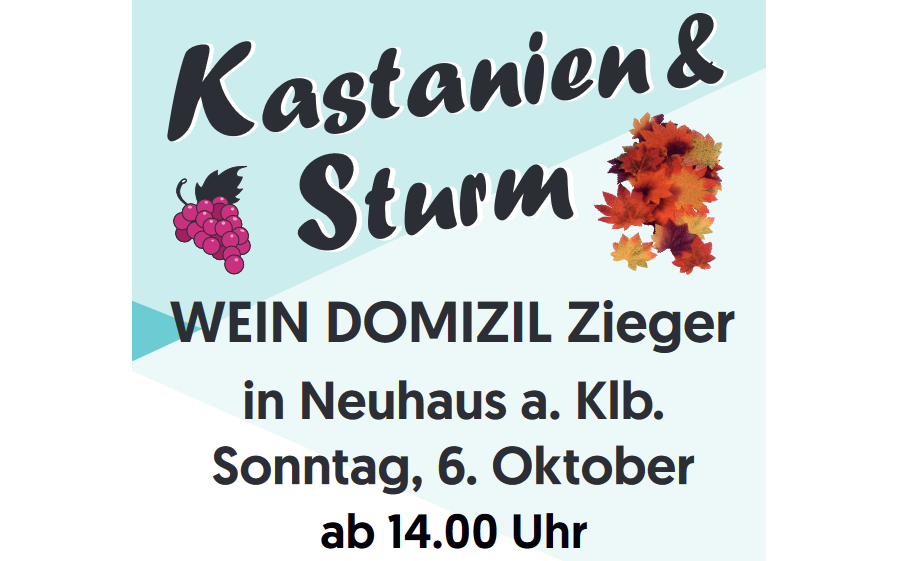 06.10.2024 Kastanien & Sturm, Neuhaus am Klausenbach