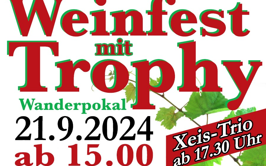 Weinfest mit “Weinfest-Trophy“ beim Feuerwehrdepot