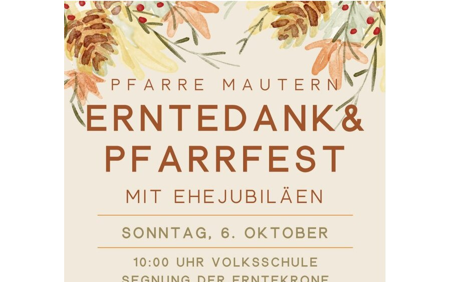 06.10.2024 Erntedank und Pfarrfest mit Ehejubiläen, Pfarre