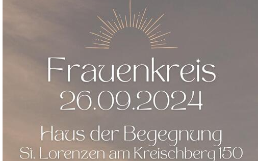 26.09.2024 Frauenkreis, Haus der Begegnung