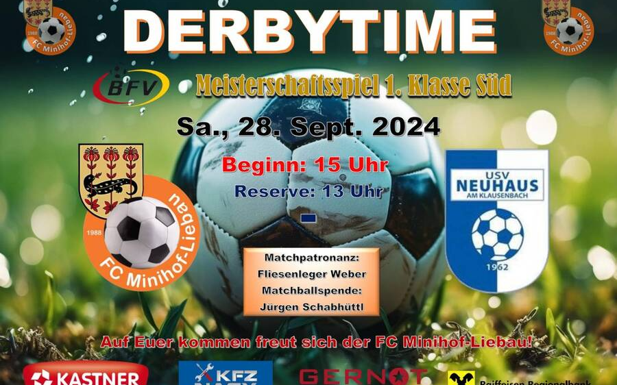 28.09.2024 Derbytime - Meisterschaftsspiel 1. Klasse Süd, Sportplatz Windisch-Minihof