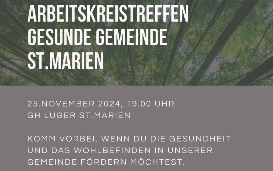 25.11.2024 Arbeitskreissitzung Gesunde Gemeinde, GH Luger