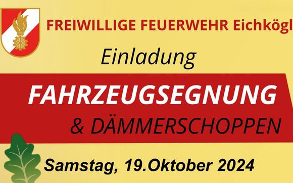 19.10.2024 Einladung Fahrzeugsegnung & Dämmerschoppen, fidelium