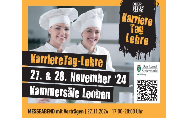 KarriereTag-Lehre in den Kammersälen Leoben