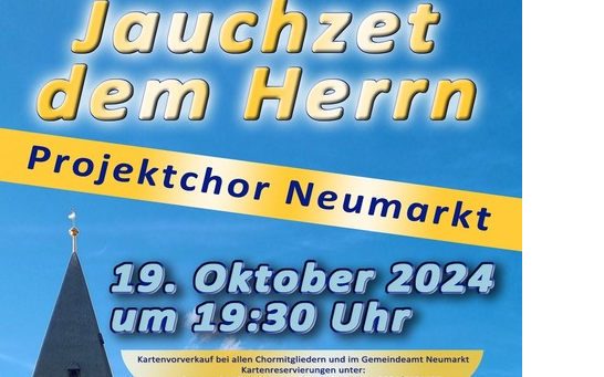 19.10.2024 Jauchzet dem Herrn, Pfarrkirche Mariahof