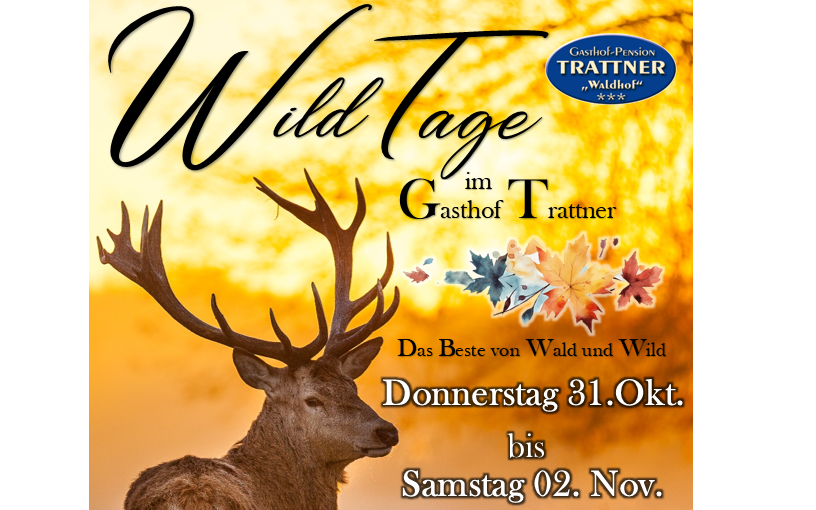 31.10.2024 Wild Tage im GH Trattner, GH Trattner