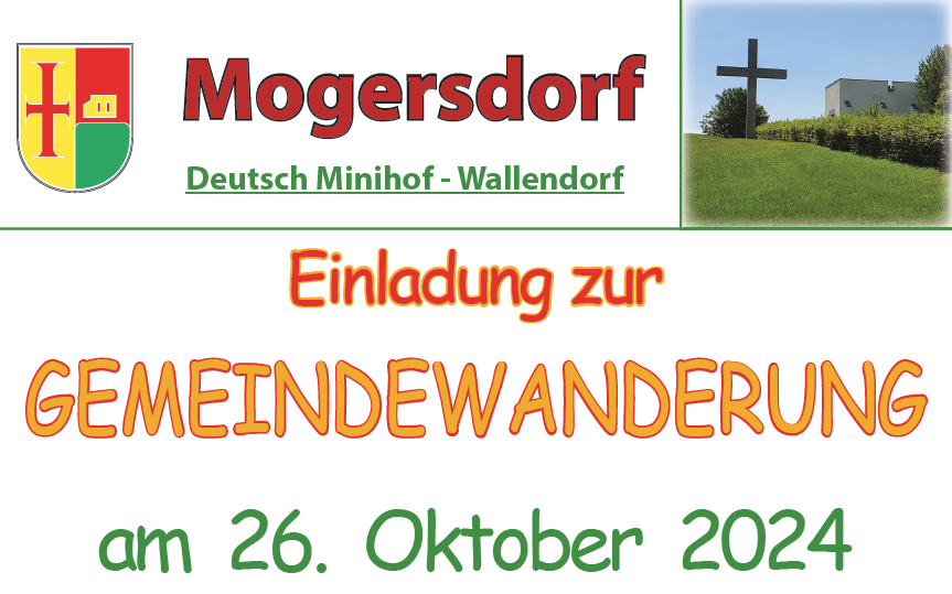 26.10.2024 Gemeindewanderung 2024, Gemeindegebiet Mogersdorf