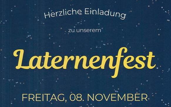 Laternenfest des Kindergartens