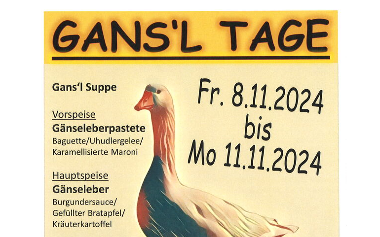 08.11.2024 Gans´l Tage, Zum Himmelsreich