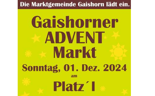 Gaishorner Adventmarkt