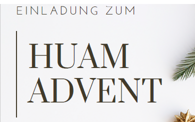 Einladung zum HUAM-Advent