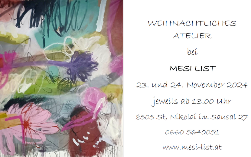 23.11.2024 Weihnachtliches Atelier bei Mesi List, St. Nikolai i. S. 27