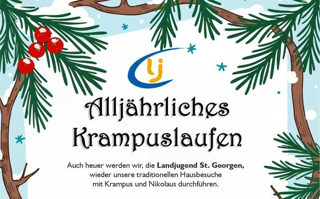 Alljährliches Krampuslaufen der Landjugend St. Georgen