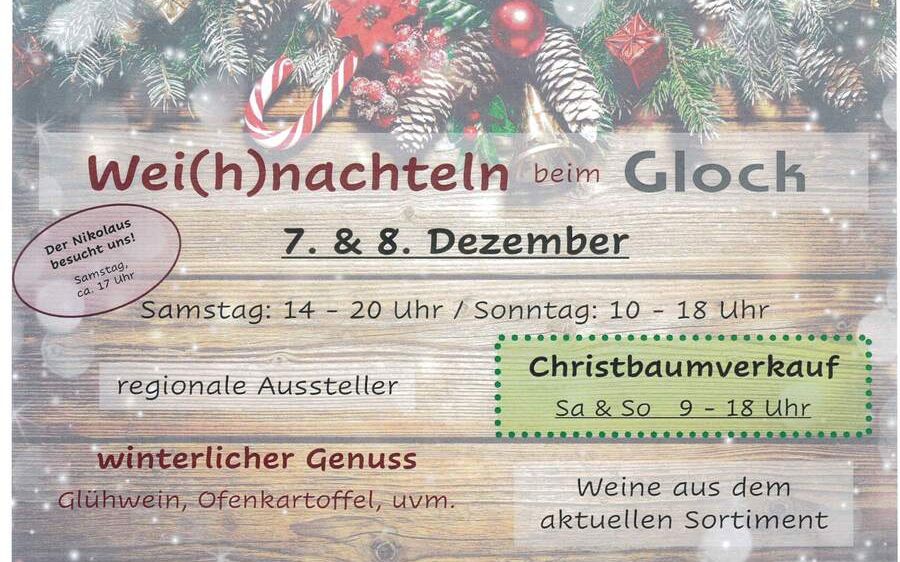 07.12.2024 WEI(h)Nachtel´n beim Glock, Weingut Glock