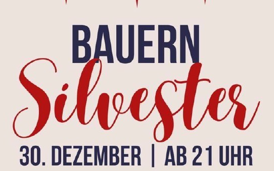 30.12.2024 Bauern Silvester, Cafe Eight