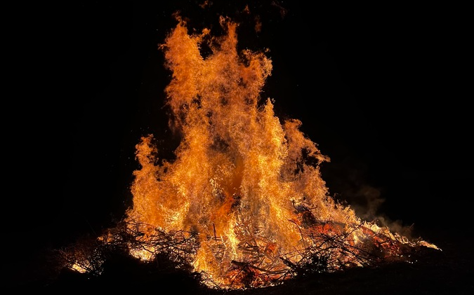 Osterfeuer der Landjugend Hengsberg