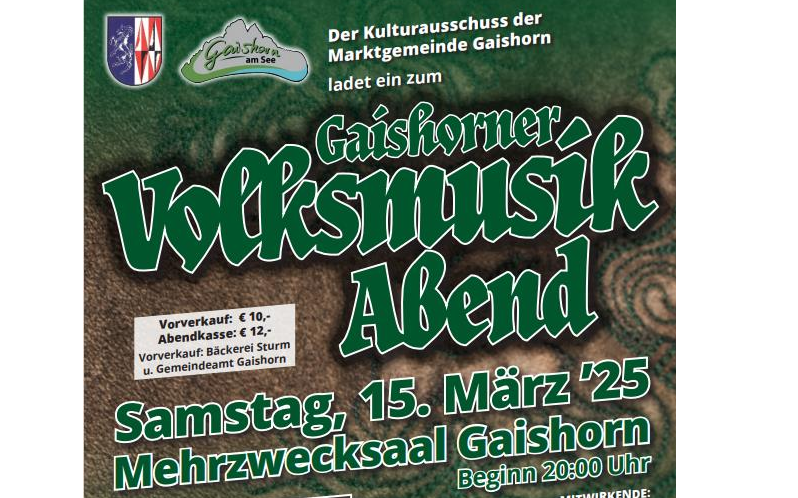 Gaishorner Volksmusikabend