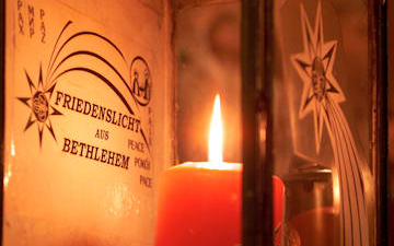 24.12.2024 Friedenslichtaktion 2024, Gemeindegebiet Schöder