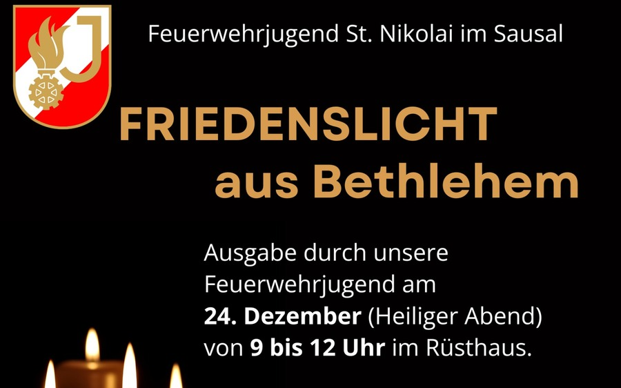 24.12.2024 Friedenslicht, Rüsthaus