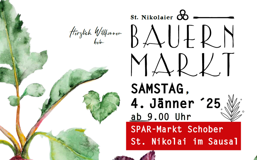 04.01.2025 Bauernmarkt, SPAR-Markt Schober