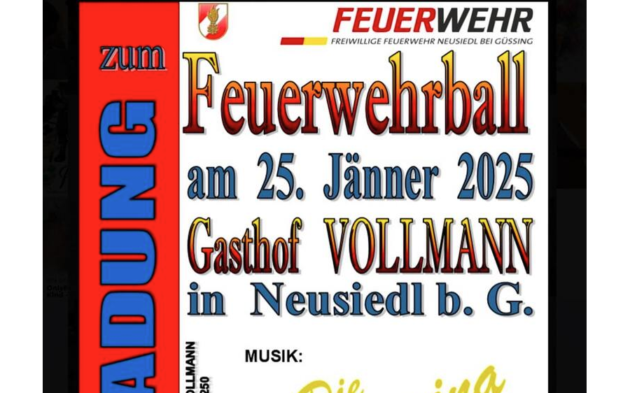 Feuerwehrball der FF Neusiedl